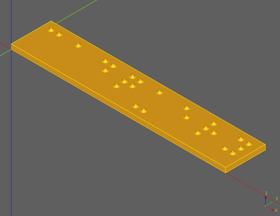 Braille generator example rendering