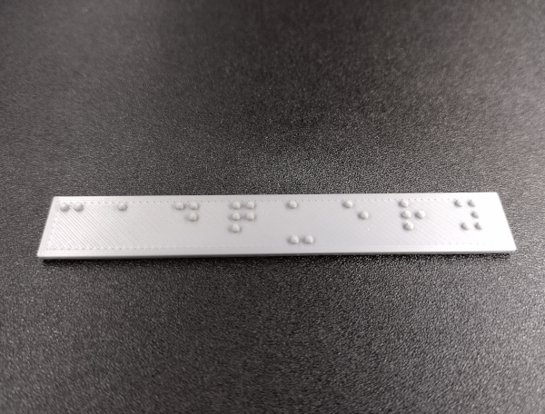 Braille sample