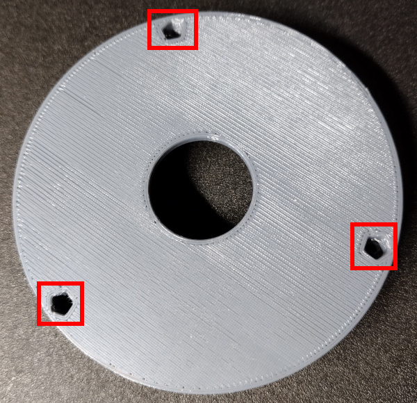 Body captive nut locations