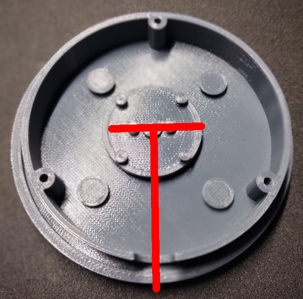 Rubber band mount attached to stem screw head orientation