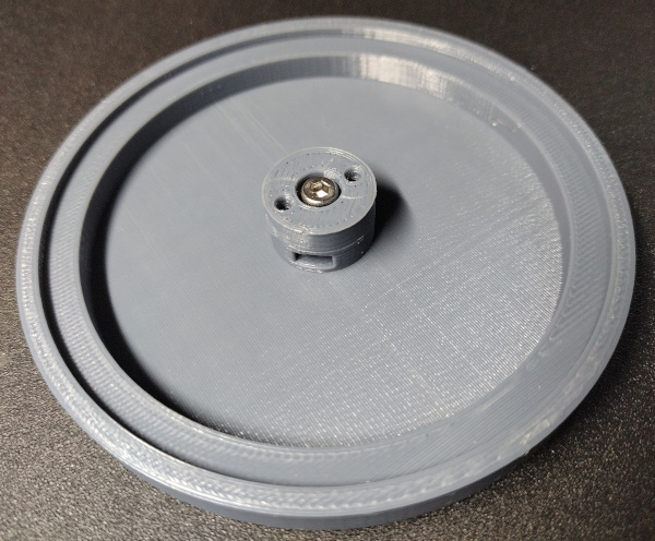 Stem installed on cap